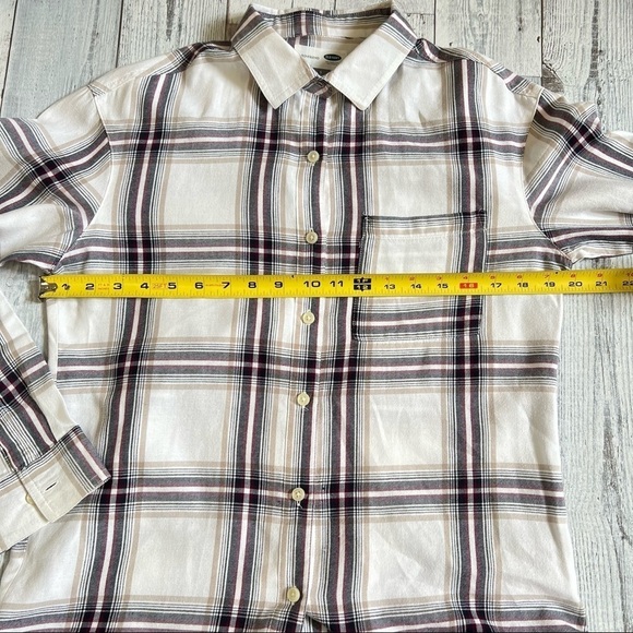 OLD NAVY‎ BOYFRIEND BUTTON DOWN LONG SLEEVE TUNIC WOMEN’S SHIRT SIZE S - Picture 14 of 15